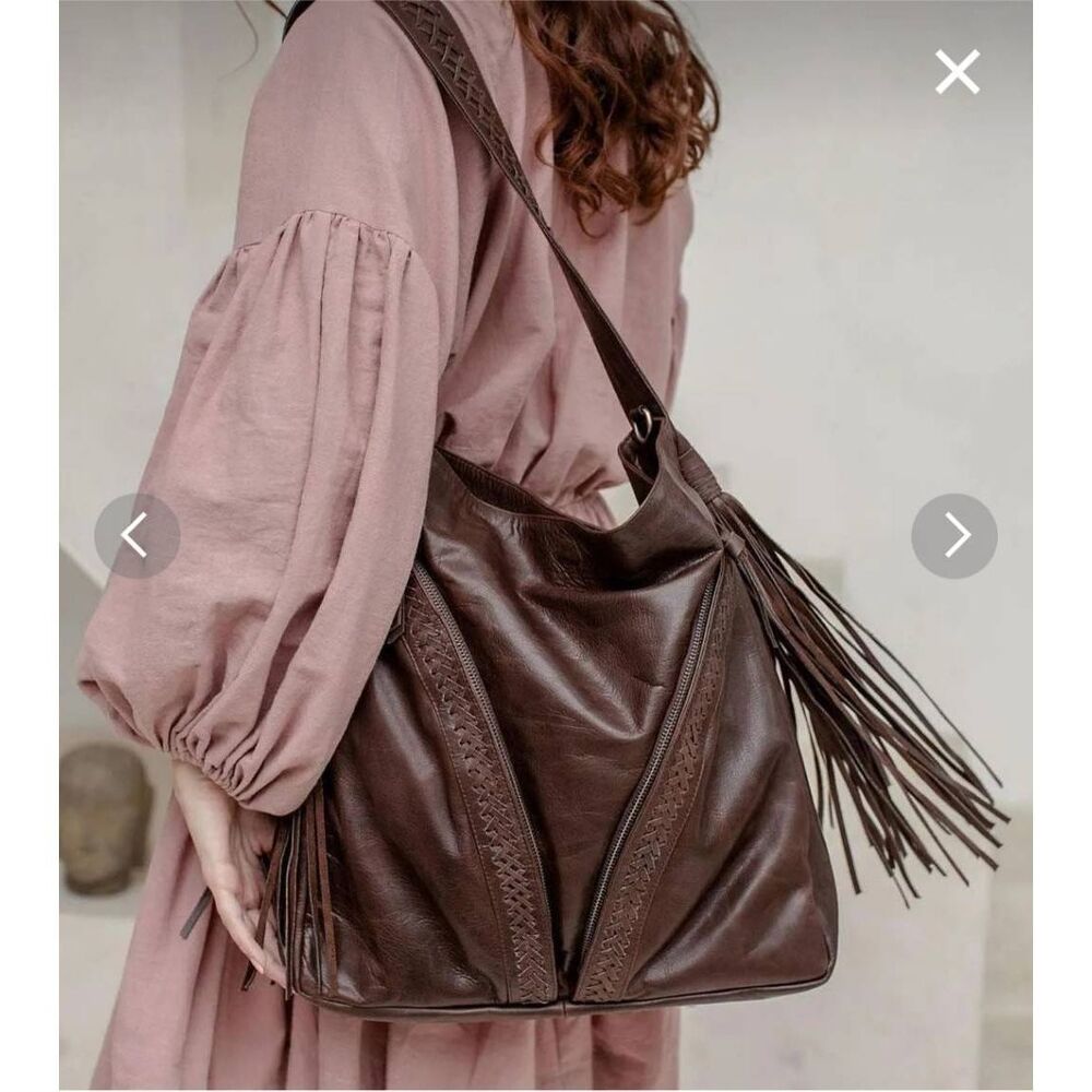 Nomad Tassel Leather Bag